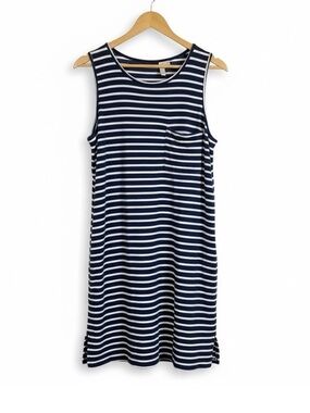 Nitrogen Cotton Lightweight Striped Sleeveless Dress